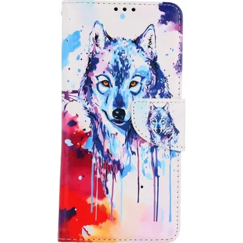 Pouzdro na mobilní telefon Pouzdro Xiaomi Mi 11 knížkové Kresba vlka (kryt neboli obal na Xiaomi Mi 11)