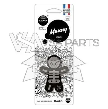 Vůně do auta AROMA Osvěžovač vzduchu MANNY - Black