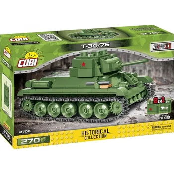 COBI World War II 2706 Malá armáda T-34/76 Stavebnice COBI COBI World War II 2706 Malá armáda T-34/76