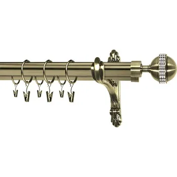 Garnýž Kovové garnýže dvouřadé 25 a 19mm - Mosaz