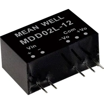 Měnič napětí MEAN WELL MDD02M-15 DC/DC měnič napětí, modul 67 mA 2 W Počet výstupů: 2 x Obsah 1 ks