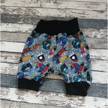 Chlapecké kraťasy Yháček Kraťásky/tříčtvrťáky Yháček, rakety na šedé Velikost: 104