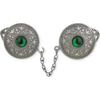 Karnevalový doplněk imago Zapínání na plášť Stormhold, barva červená