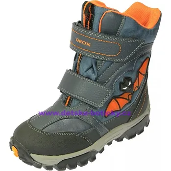 Chlapecká obuv Geox J64E5A 05411 C0820 navy/orange 30