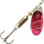 Hester Fishing Rotační třpytka vel. 3 6 g červená