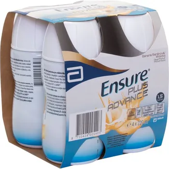 Abbott Ensure Plus Advance 4x 220 ml, banán