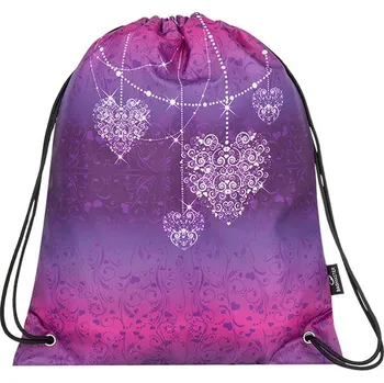 Školní sáček BAGMASTER SHOES ALFA 7 A VIOLET/PINK