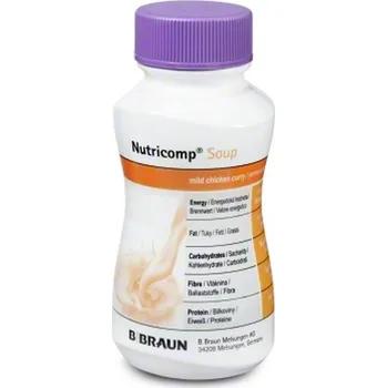 Speciální výživa B. Braun Nutricomp Soup jemné kuřecí kari 4 x 200 ml