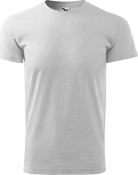 Pánské tričko Malfini Basic 129 světle šedý melír