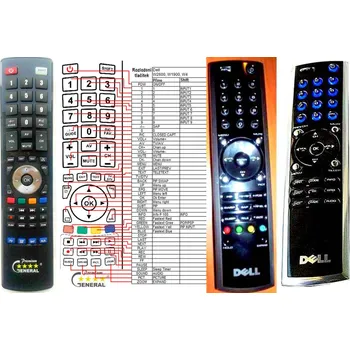 Dálkový ovladač General DELL W2600 - náhradní dálkový ovladač