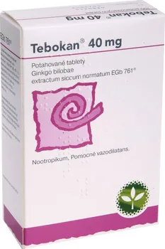 Lék na neurologické potíže Recenze Tebokan 40 mg 100 tbl.