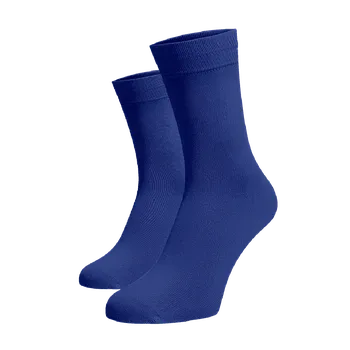 Vysoké ponožky Modré Modrá Bavlna 45-46