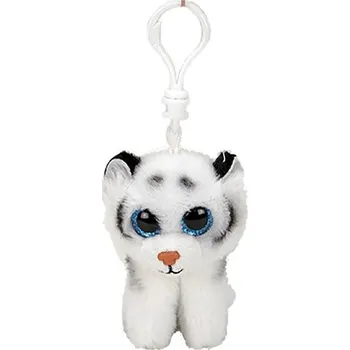 plyšák Ty Beanie Boos TUNDRA - bílý tygr, 8,5 cm small 3˝