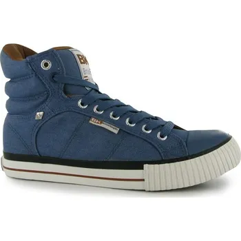 Dámské sandále dámské plátěné kotníčkové tenisky BRITISH KNIGHTS - BLUE/BROWN - 5 (38) (British Knights Atoll LdsCL99)