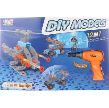 ostatní stavebnice Lamps 118674 Stavebnice šroubovací s vrtačkou 282 dílků