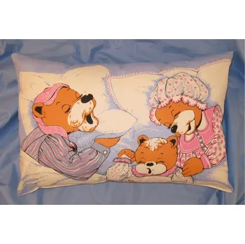 Polštář Dětský polštář 40x60 (modrý medvídek)