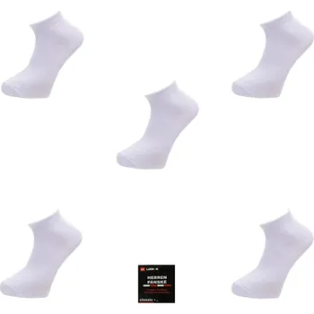 Pánské ponožky PeSaiL Kotníkové ponožky ( 5 párů ) Barva: Bílá, Velikost: 43-46