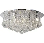 Azzardo AZ1287 přisazené stropní svítidlo Bolla 48 8x40W | G9 | IP20 - křišťál + STOLNÍ OTOČNÝ VENTILÁTOR BERGEN - NASTAVITELNÝ, BÍLÝ