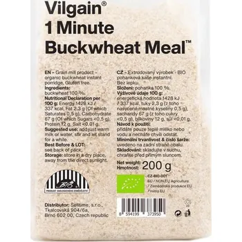 Vilgain Minutová pohanková kaše BIO – 200 g