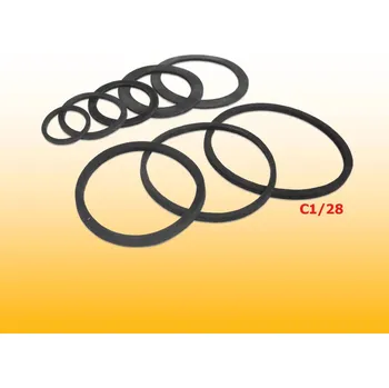 Těsnění spodního víčka ploché 73x67 mm - dřez. sifon - starší typ SAM Myjava - C1/28