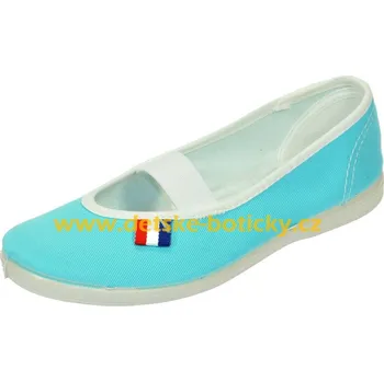 Dětská móda Toga jarmilky 729-323 tyrkys cvičky 33,5 (22)