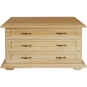 Komoda Komoda Venice 23, KB Výběr moření: Bezbarvý Lak, Druh dřeva: Borovicový masiv