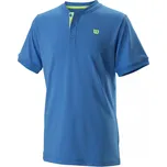 Triko tenisové Wilson B Uwii Henley Velikost: 128 brilliant blue