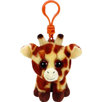 plyšák TY Beanie Boos PEACHES - žirafa přívěšek 3" small 3˝