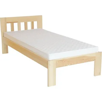 Postel Postel Classic 76A, KB Výběr moření: Ořech, Rozměr postele: 90x200, Druh dřeva: Borovicový masiv