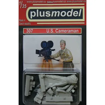 Plastikový model Plusmodel 1/35 U.S. Cameraman