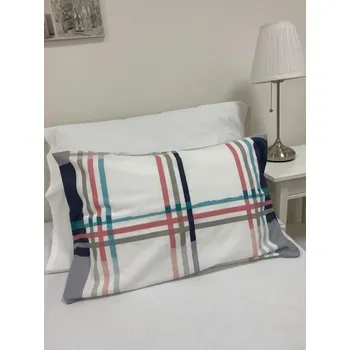 Povlak na dekorativní polštářek B.E.S. - Petrovice, s.r.o. Bavlněný krepový potah na polštářek 50x70 - vzor Split