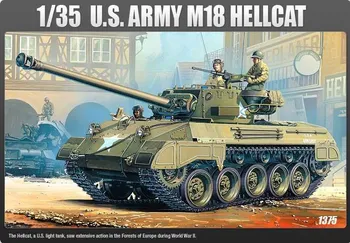 Plastikový model Academy U.S. Army M18 Hellcat 1:35