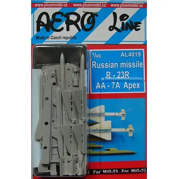 Plastikový model Plusmodel 1/48 Russian missile R-23R AA-7A Apex