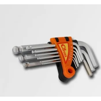 Zvedací magnet Sada imbus L klíčů s kuličkou, krátké, 9díl