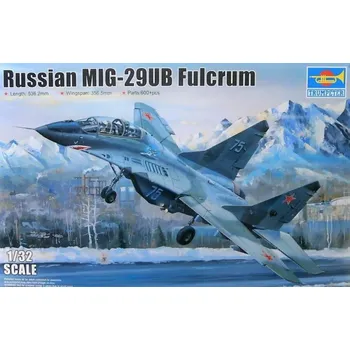 Plastikový model Trumpeter Russian MIG-29UB Fulcrum 1:32
