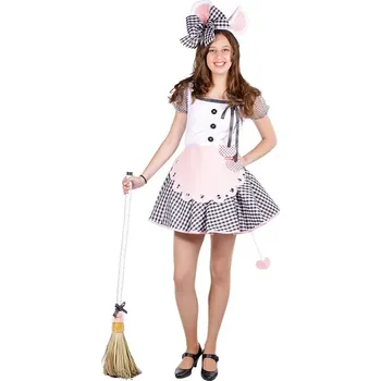 Karnevalový kostým Nines Onil - Kostým pro dospělé myš z čajového dýchánku - Standard