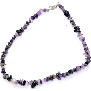 Náhrdelník Náhrdelník sekaný 45cm zap. AMETYST SKHS_AM