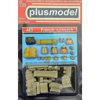 Plastikový model Plusmodel 1/35 French rucksack (resin set)