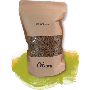 Krmivo pro hlodavce Plavnická BIO luční seno - testovací balíček pro králíky, morčata a jiné hlodavce - otava 45 g