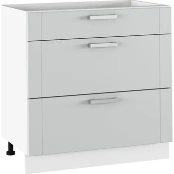 Kuchyňská skříňka Spodní skříňka, světlešedá/bílá, JULIA TYP 61