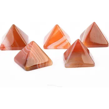 Sběratelství Pyramida pruhovaný achát 25mm