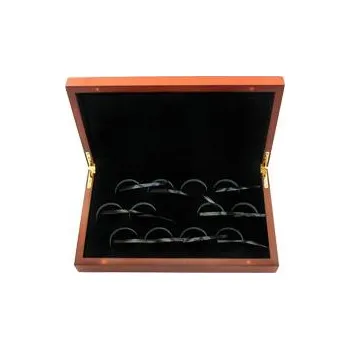 Dřevěná krabička 12 x Ag Lunární série UK The Royal Mint 2014 - 2025