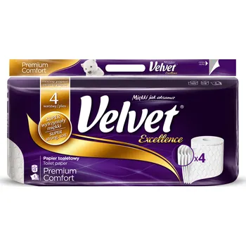 Velvet Excellence Premium Comfort 4vrstvý, 8 ks