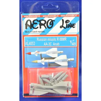 Plastikový model Plusmodel 1/48 Russian missile R-98MR AA-3C Anab