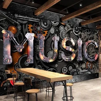 Fototapeta Solution Media 3D tapeta - Music restaurant MU3370 3 - 3D Relief - Vliesová tapeta - 320g/m2