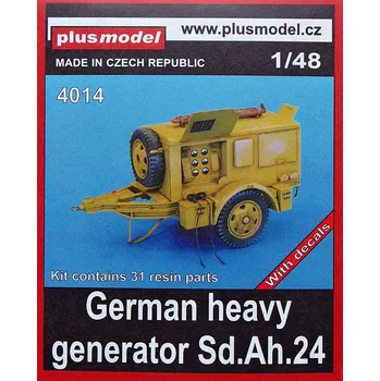 Plastikový model Plusmodel 1/48 Germany heavy generator Sd.Ah.24