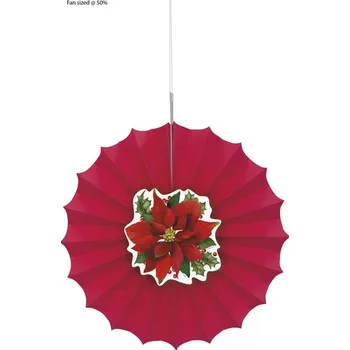 Unique - Dekorativní papírový vějíř s elegantní velikonoční -