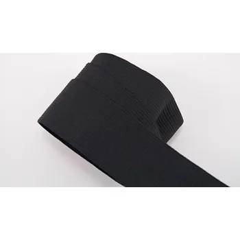 Textilní guma Prádlová pruženka - měkká - černá - šířka 3,5 cm