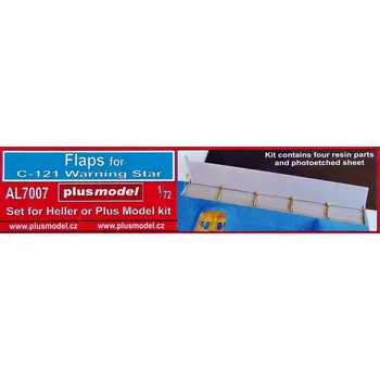 Plastikový model Plusmodel 1/72 EC-121 Warning Star - flaps (HELL)