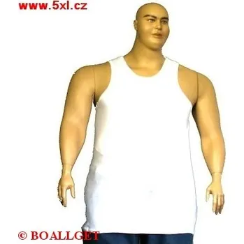 Boxerky Pánský nátělník bílý PK116 hladký 6XL - 9XL ODE-P40042 - 7XL